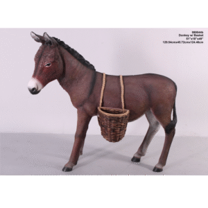 Leen van Dam Decoraties - Ezel met draagtassen