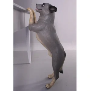 Leen van Dam Decoraties - Hond Blue Heeler Staand