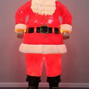 Kerstman met ledverlichting