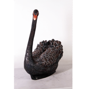 Leen van Dam Decoraties - Zwaan (Zwart)