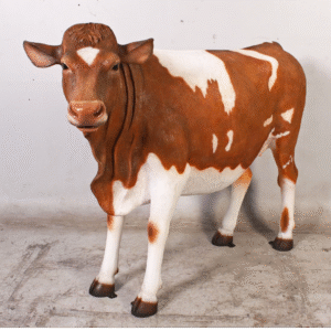 Leen van Dam Decoraties - Koe Guernsey
