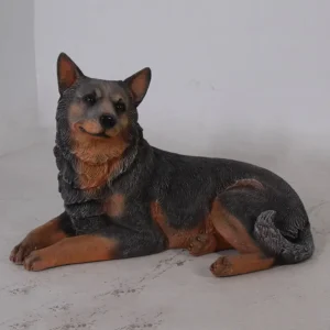 Leen van Dam Decoraties - Blue Heeler Hond liggend