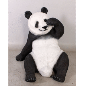Leen van Dam Decoraties - Zittende pandabeer