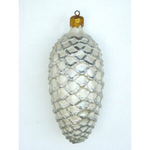 Dennenappel zilver