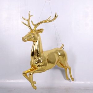 Goud hangend rendier