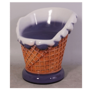 Leen van Dam Decoraties - IJs stoel paars