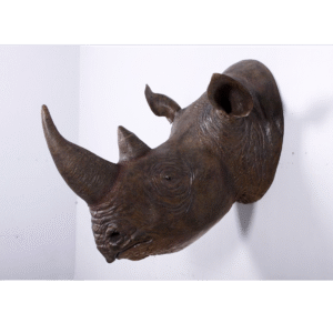 Leen van Dam Decoraties - Neushoorn Kop Wandmodel