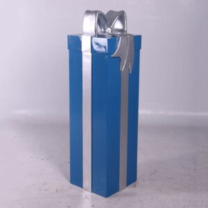 Blauw cadeau met strik