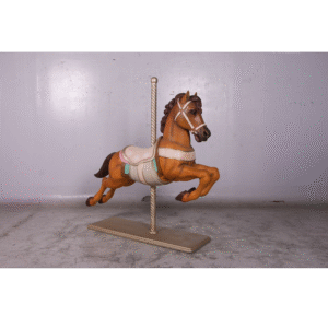 Leen van Dam Decoraties - Carrousel Paard Bruin