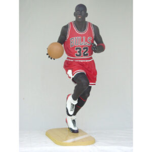 Basketbal Speler Levensgroot