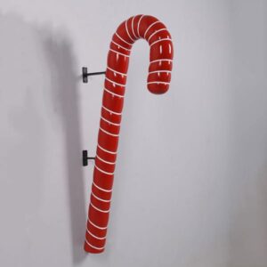 Rood met witte zuurstok hangend
