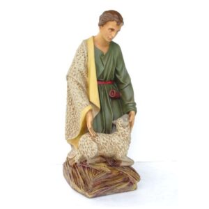 Leen van Dam Decoraties - Kerststal "herder met schaap" 2ft.