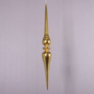 Kerstbal Twinkle puntvormig goud