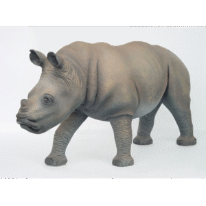 Leen van Dam Decoraties - Neushoorn Klein