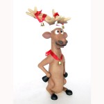 Grappig rendier staand