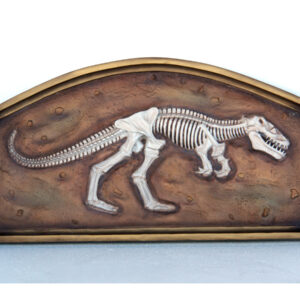 Tyrannosaurus rex dinosaurus - T-Rex - fossiel in frame
