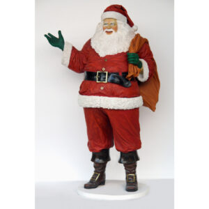 Kerstman met zak