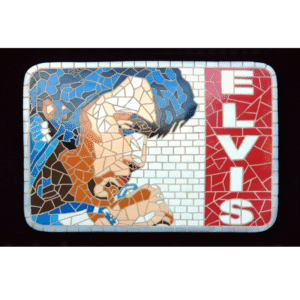 Leen van Dam Decoraties - Elvis Presley Mozaiek