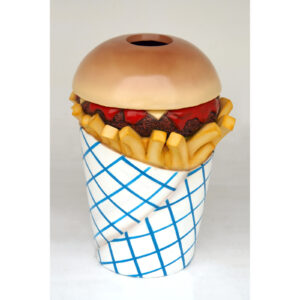 Hamburger afvalbak
