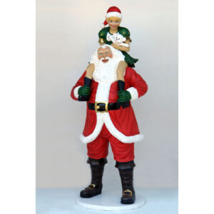 Kerstman met elf