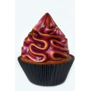Leen van Dam Decoraties - Cupcake Oranje/Roze