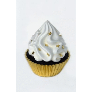 Leen van Dam Decoraties - Cupcake Wit/Geel