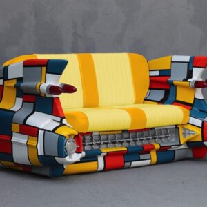 Pop-art Auto Bank Mondriaan