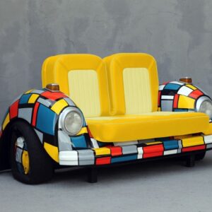 Pop-art Auto Bank Mondriaan