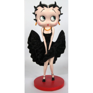 Leen van Dam Decoraties - Betty Boop opwaaiende jurk