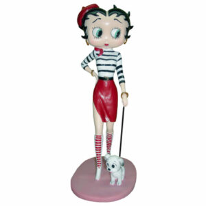 Leen van Dam Decoraties - Betty Boop Frans Met Pudgy