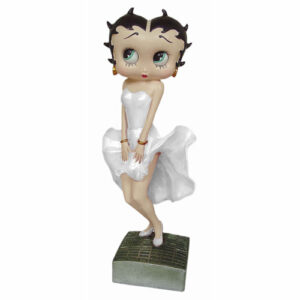 Leen van Dam Decoraties - Betty Boop witte jurk