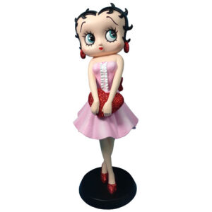 Leen van Dam Decoraties - Betty Boop Roze Jurk