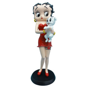 Leen van Dam Decoraties - Betty Boop Die Pudgy Vasthoudt