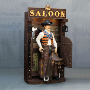Cowboy in saloon