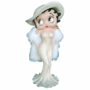 Leen van Dam Decoraties - Betty Boop in Creme Jurk