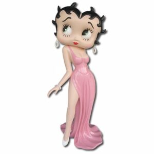 Leen van Dam Decoraties - Betty Boop Roze Jurk