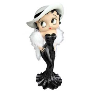 Leen van Dam Decoraties - Betty Boop Dame Zwarte Glitter