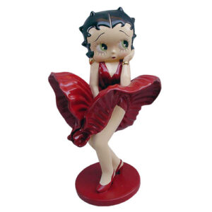Leen van Dam Decoraties - Betty Boop opwaaiende jurk