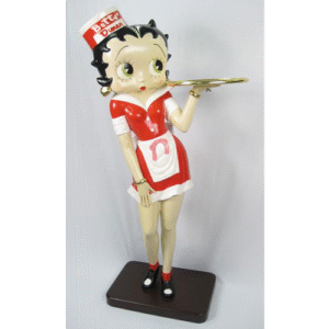 Leen van Dam Decoraties - Betty Boop Serveerster
