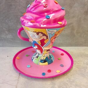 Pop-art IJsje in kopje