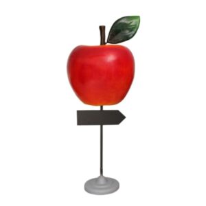 Leen van Dam Decoraties - Reclamebord appel op onderstel