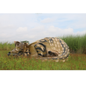 Leen van Dam Decoraties - Slapende Ankylosaurus dinosaurus
