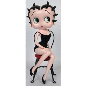 Leen van Dam Decoraties - Betty Boop Op Stoel