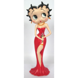 Leen van Dam Decoraties - Betty Boop met bloemen