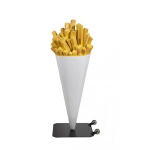 Leen van Dam Decoraties - Frietzak met verrijdbaar onderstel