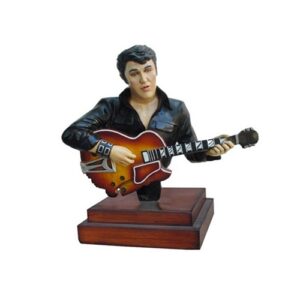 Leen van Dam Decoraties - Elvis Buste met gitaar