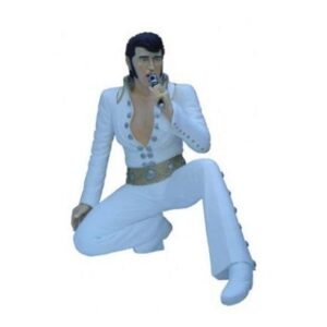 Leen van Dam Decoraties - Elvis Presley levensgroot knielend