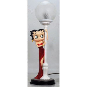 Leen van Dam Decoraties - Betty Boop met Lamp
