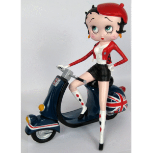 Leen van Dam Decoraties - Betty Boop Op Scooter
