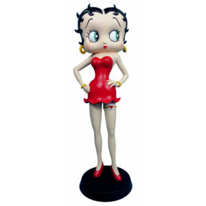 Leen van Dam Decoraties - Betty Boop met Kousenband